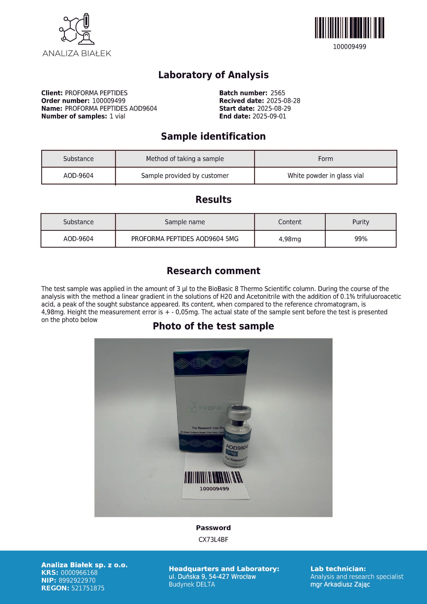 AOD9604 5mg