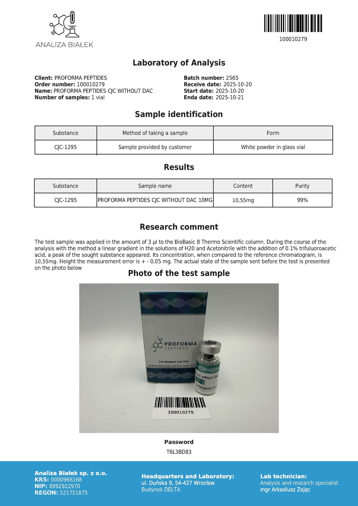 CJC without DAC 10mg