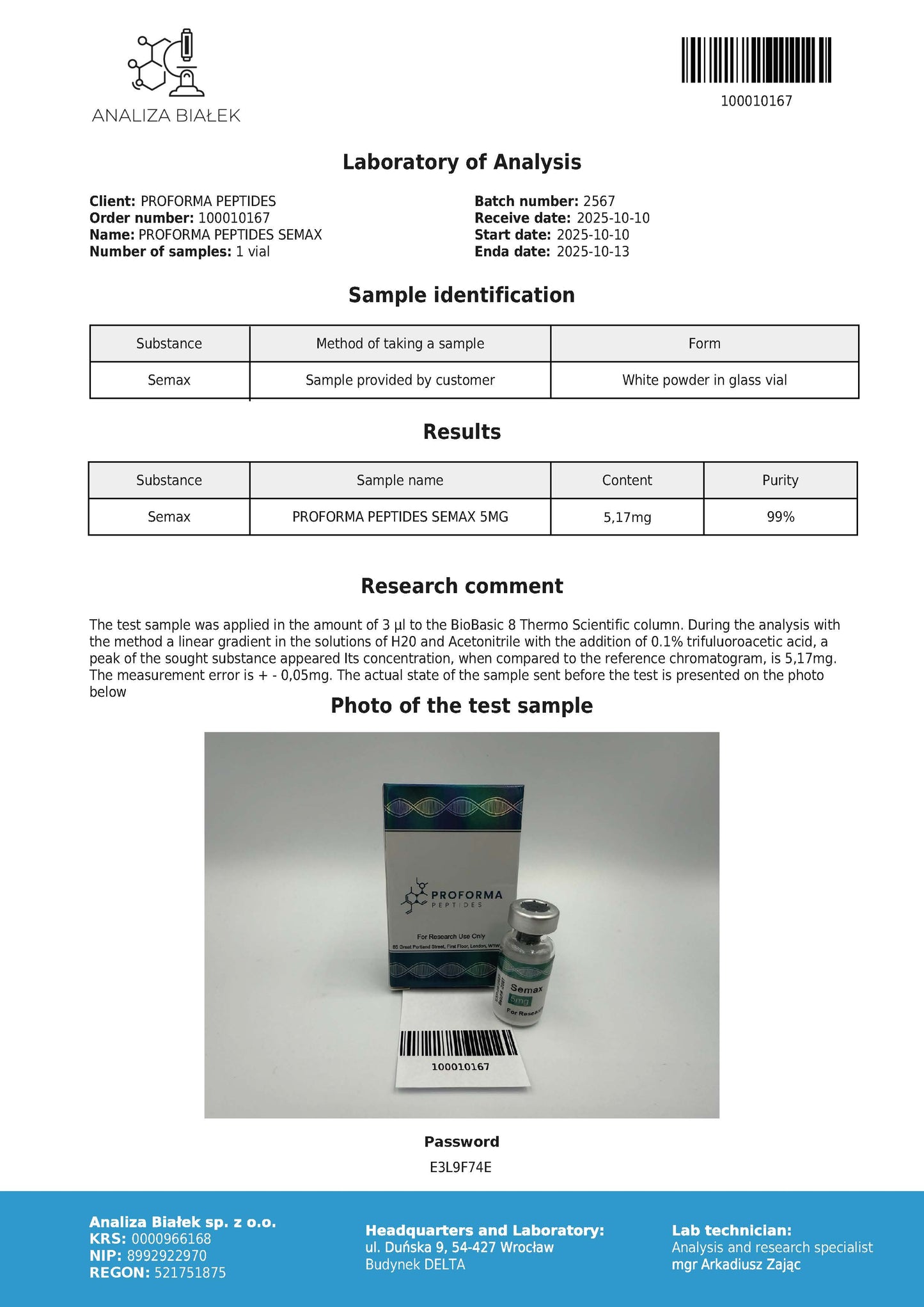 Semax 5mg