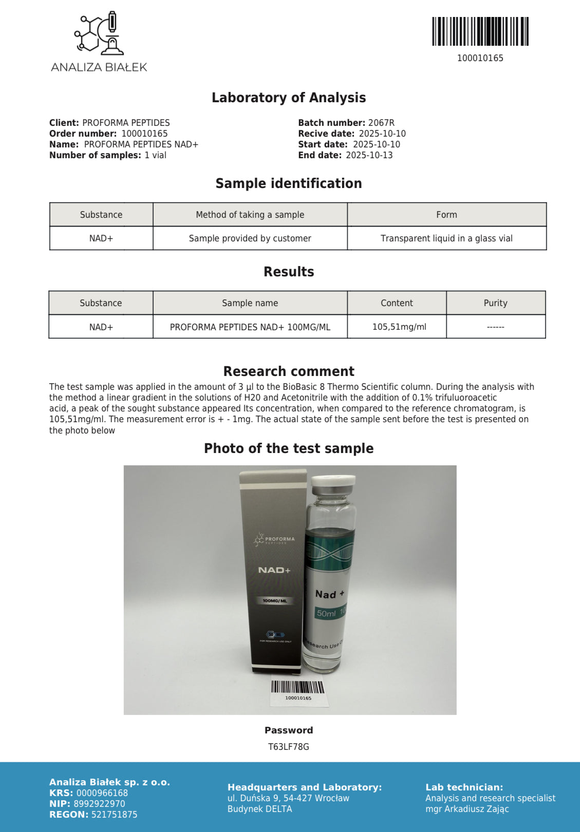NAD+ 50ml