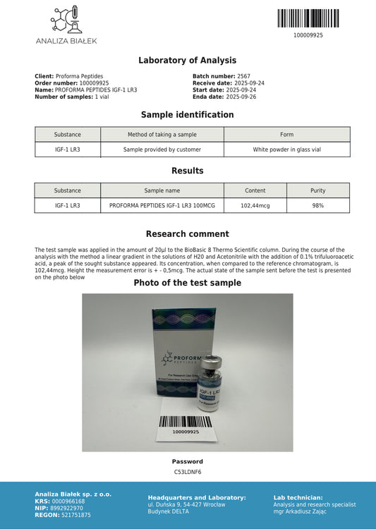 IGF-1 LR3 (10x100mcg)